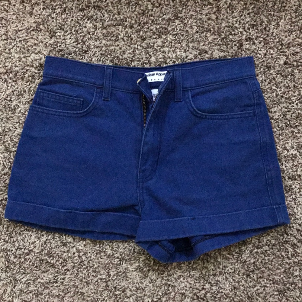 American apparel high waisted shorts